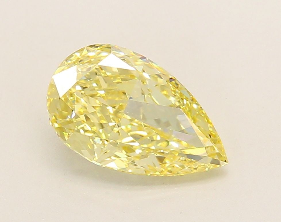 Loose Diamond - PEAR 2.06ct Fancy Intense Yellow VS1: Loose Diamond - PEAR 2.06ct Fancy Intense Yellow VS1 Source: This is a real non-mined Diamond that has been grown in a lab Shape: PEAR Carats: 2.06 Color: Fancy Intense Yellow Certification: IGI Video