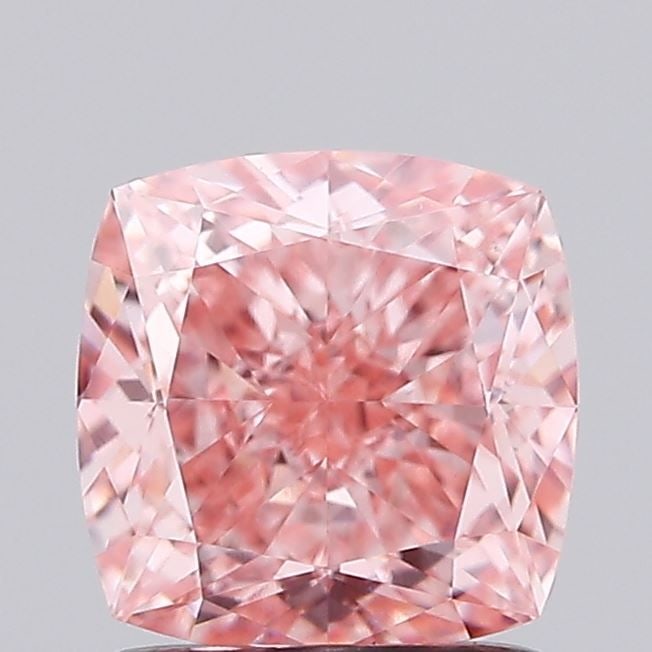 Loose Diamond - CUSHION MODIFIED 1.52ct Fancy Vivid Pink VS1: Loose Diamond - CUSHION MODIFIED 1.52ct Fancy Vivid Pink VS1 Source: This is a real non-mined Diamond that has been grown in a lab Shape: CUSHION MODIFIED Carats: 1.52 Color: Fancy Vivid Pink Certific