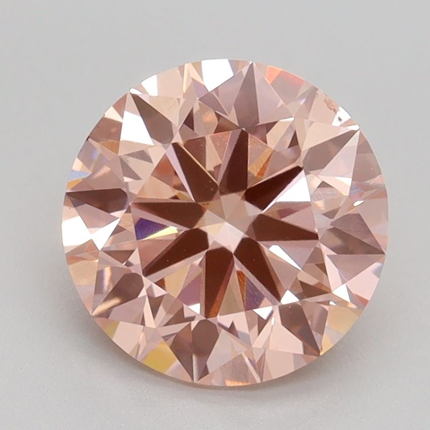 Loose Diamond - ROUND 2.53ct Fancy Intense Pink VS2: Loose Diamond - ROUND 2.53ct Fancy Intense Pink VS2 Source: This is a real non-mined Diamond that has been grown in a lab Shape: ROUND Carats: 2.53 Color: Fancy Intense Pink Certification: IGI Video: