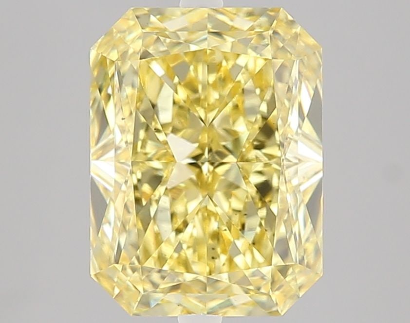Loose Diamond - RADIANT 3.52ct Fancy Intense Yellow VS2: Loose Diamond - RADIANT 3.52ct Fancy Intense Yellow VS2 Source: This is a real non-mined Diamond that has been grown in a lab Shape: RADIANT Carats: 3.52 Color: Fancy Intense Yellow Certification: IGI