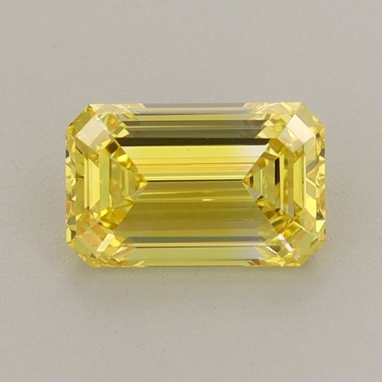 Loose Diamond - EMERALD 1.01ct Fancy Intense Yellow VVS2: Loose Diamond - EMERALD 1.01ct Fancy Intense Yellow VVS2 Source: This is a real non-mined Diamond that has been grown in a lab Shape: EMERALD Carats: 1.01 Color: Fancy Intense Yellow Certification: IG