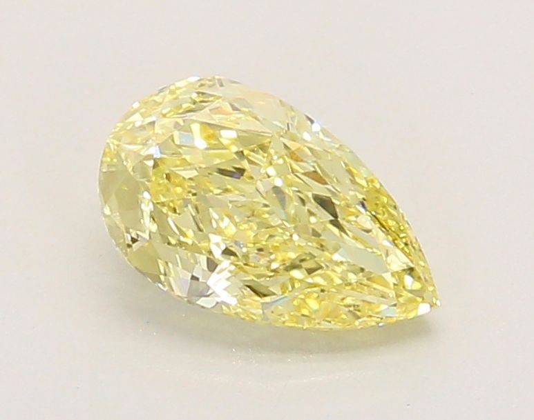 Loose Diamond - PEAR 1.24ct Fancy Yellow VVS2: Loose Diamond - PEAR 1.24ct Fancy Yellow VVS2 Source: This is a real non-mined Diamond that has been grown in a lab Shape: PEAR Carats: 1.24 Color: Fancy Yellow Certification: IGI Video: