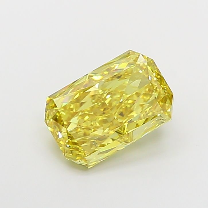 Loose Diamond - RADIANT 5.0ct Fancy Vivid Yellow VS2: Loose Diamond - RADIANT 5.0ct Fancy Vivid Yellow VS2 Source: This is a real non-mined Diamond that has been grown in a lab Shape: RADIANT Carats: 5.0 Color: Fancy Vivid Yellow Certification: IGI Video