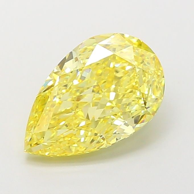 Loose Diamond - PEAR 3.04ct Fancy Intense Yellow VS1: Loose Diamond - PEAR 3.04ct Fancy Intense Yellow VS1 Source: This is a real non-mined Diamond that has been grown in a lab Shape: PEAR Carats: 3.04 Color: Fancy Intense Yellow Certification: IGI The D