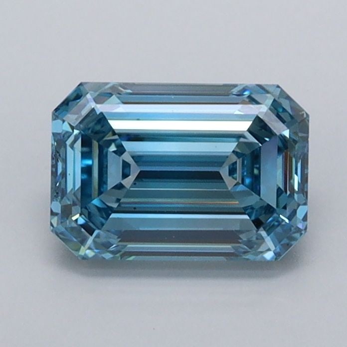 Loose Diamond - EMERALD 1.14ct Fancy Vivid Blue VVS1: Loose Diamond - EMERALD 1.14ct Fancy Vivid Blue VVS1 Source: This is a real non-mined Diamond that has been grown in a lab Shape: EMERALD Carats: 1.14 Color: Fancy Vivid Blue Certification: IGI Video: