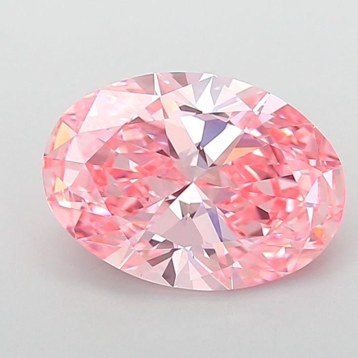 Loose Diamond - OVAL 6.22ct Fancy Vivid Pink VVS2: Loose Diamond - OVAL 6.22ct Fancy Vivid Pink VVS2 Source: This is a real non-mined Diamond that has been grown in a lab Shape: OVAL Carats: 6.22 Color: Fancy Vivid Pink Certification: IGI Video: