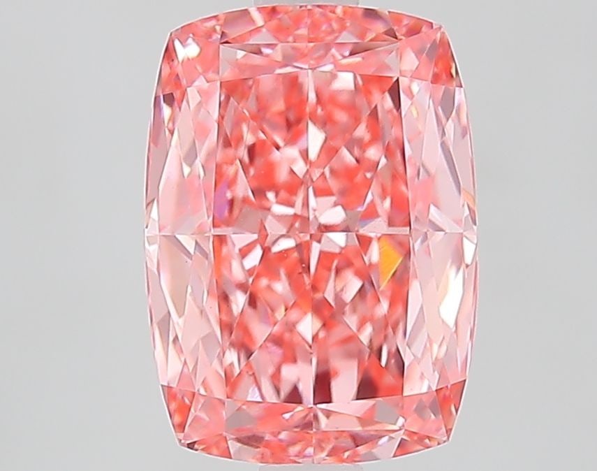 Loose Diamond - CUSHION MODIFIED 3.07ct Fancy Vivid Pink VVS2: Loose Diamond - CUSHION MODIFIED 3.07ct Fancy Vivid Pink VVS2 Source: This is a real non-mined Diamond that has been grown in a lab Shape: CUSHION MODIFIED Carats: 3.07 Color: Fancy Vivid Pink Certifi