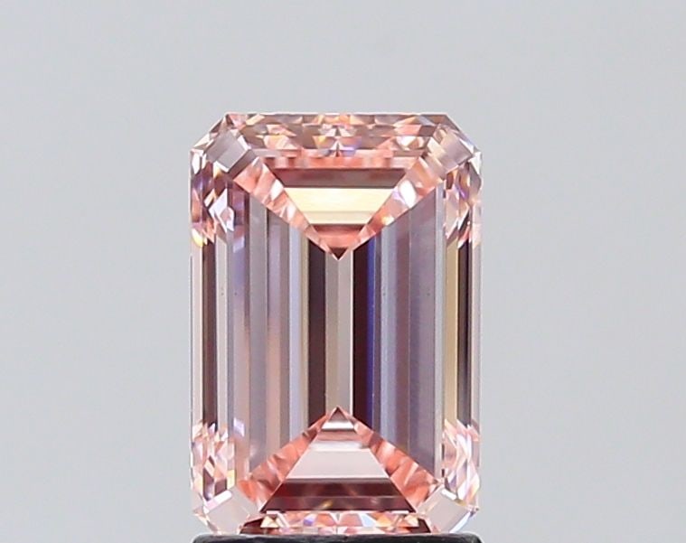 Loose Diamond - EMERALD 2.0ct Fancy Intense Pink VS1: Loose Diamond - EMERALD 2.0ct Fancy Intense Pink VS1 Source: This is a real non-mined Diamond that has been grown in a lab Shape: EMERALD Carats: 2.0 Color: Fancy Intense Pink Certification: IGI Video