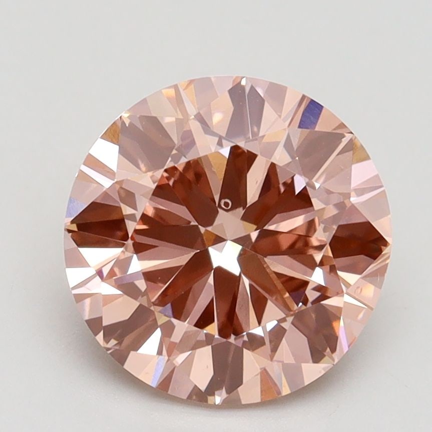 Loose Diamond - ROUND 2.5ct Fancy Intense Pink VS2: Loose Diamond - ROUND 2.5ct Fancy Intense Pink VS2 Source: This is a real non-mined Diamond that has been grown in a lab Shape: ROUND Carats: 2.5 Color: Fancy Intense Pink Certification: IGI Video: