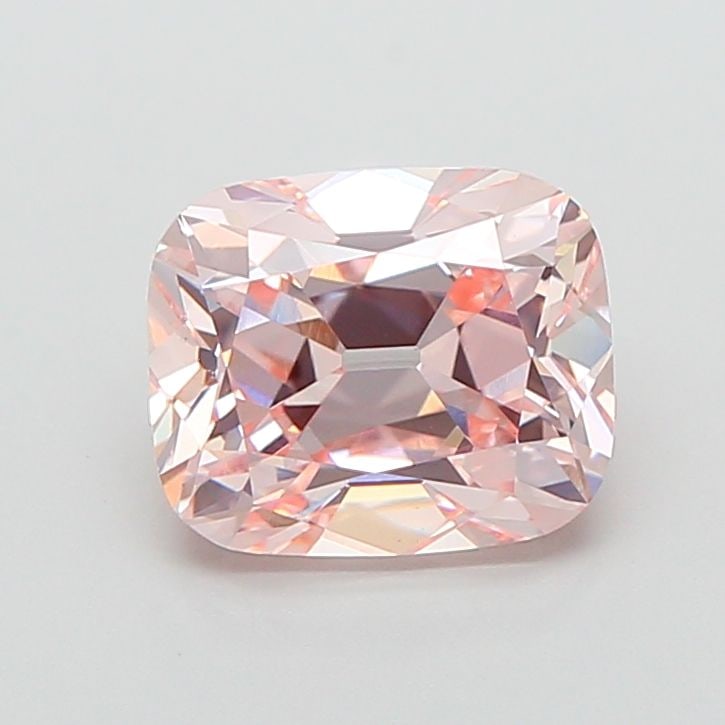 Loose Diamond - CUSHION BRILLIANT 2.0ct Fancy Pink VS1: Loose Diamond - CUSHION BRILLIANT 2.0ct Fancy Pink VS1 Source: This is a real non-mined Diamond that has been grown in a lab Shape: CUSHION BRILLIANT Carats: 2.0 Color: Fancy Pink Certification: IGI V