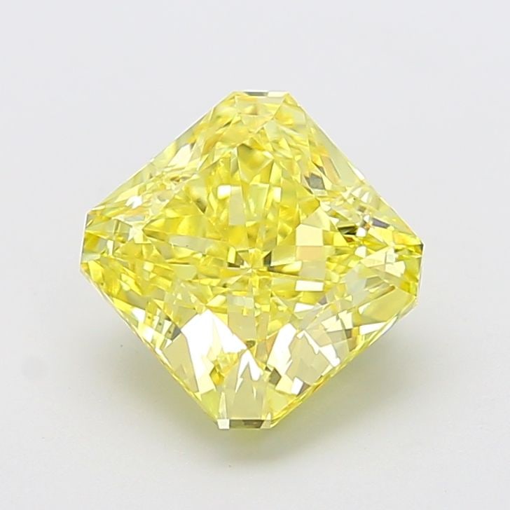 Loose Diamond - SQUARE RADIANT 3.93ct Fancy Intense Yellow VS1: Loose Diamond - SQUARE RADIANT 3.93ct Fancy Intense Yellow VS1 Source: This is a real non-mined Diamond that has been grown in a lab Shape: SQUARE RADIANT Carats: 3.93 Color: Fancy Intense Yellow Cert