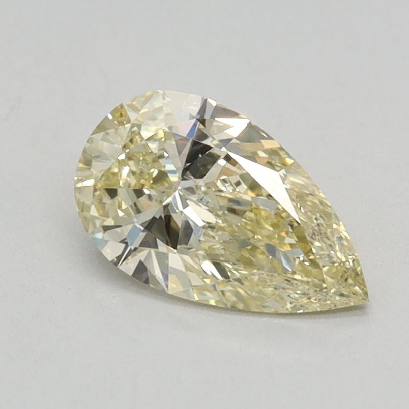 Loose Diamond - PEAR 0.54ct Fancy Yellow VS1: Loose Diamond - PEAR 0.54ct Fancy Yellow VS1 Source: This is a real non-mined Diamond that has been grown in a lab Shape: PEAR Carats: 0.54 Color: Fancy Yellow Certification: IGI Video: