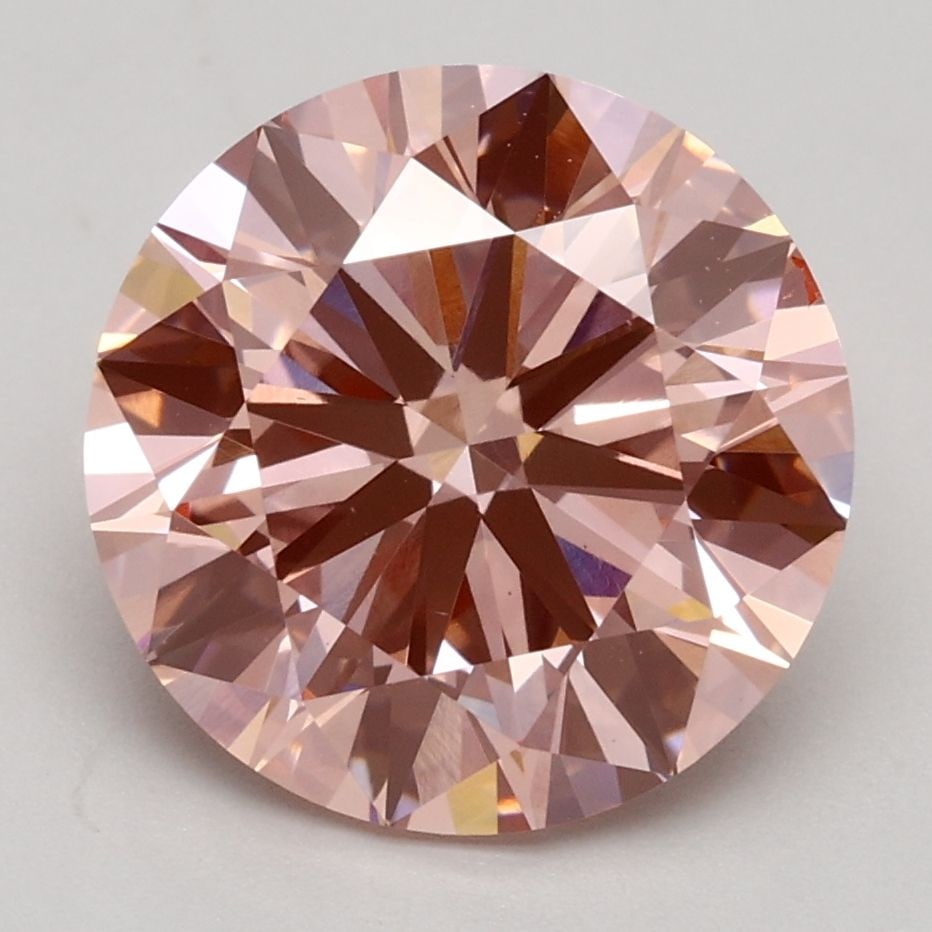 Ideal Loose Diamond - ROUND 3.0ct Fancy Intense Pink VS2: Ideal Loose Diamond - ROUND 3.0ct Fancy Intense Pink VS2 Source: This is a real non-mined Diamond that has been grown in a lab Shape: ROUND Carats: 3.0 Color: Fancy Intense Pink Certification: IGI Vid