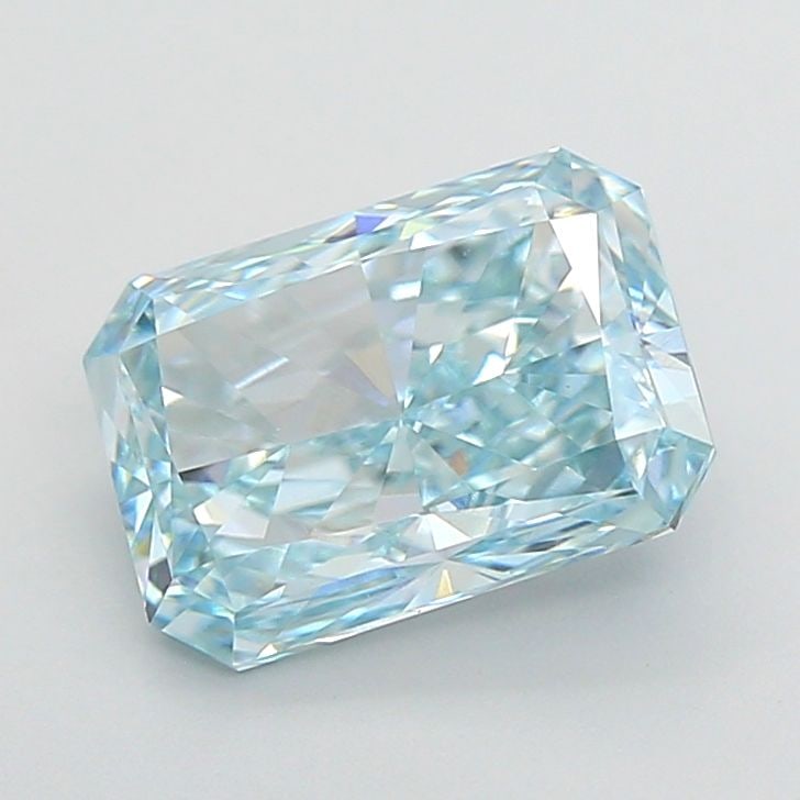 Loose Diamond - RADIANT 3.05ct Fancy Intense Blueish Green VS1: Loose Diamond - RADIANT 3.05ct Fancy Intense Blueish Green VS1 Source: This is a real non-mined Diamond that has been grown in a lab Shape: RADIANT Carats: 3.05 Color: Fancy Intense Blueish Green Cert