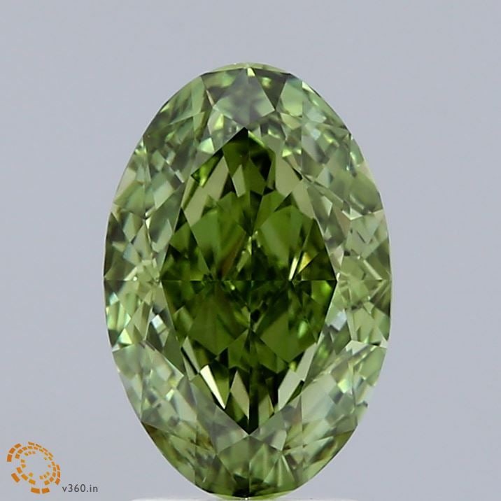 Loose Diamond - OVAL 2.01ct Fancy Vivid Green VS1: Loose Diamond - OVAL 2.01ct Fancy Vivid Green VS1 Source: This is a real non-mined Diamond that has been grown in a lab Shape: OVAL Carats: 2.01 Color: Fancy Vivid Green Certification: IGI Video: