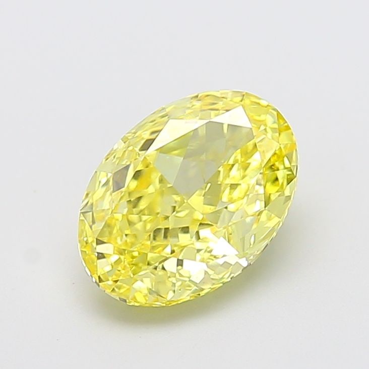Loose Diamond - OVAL 3.01ct Fancy Intense Yellow VVS2: Loose Diamond - OVAL 3.01ct Fancy Intense Yellow VVS2 Source: This is a real non-mined Diamond that has been grown in a lab Shape: OVAL Carats: 3.01 Color: Fancy Intense Yellow Certification: IGI Vide