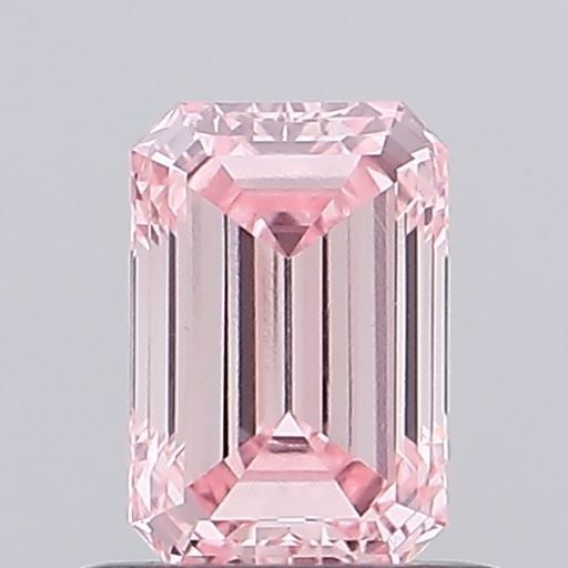Loose Diamond - EMERALD 0.63ct Fancy Intense Pink VVS2: Loose Diamond - EMERALD 0.63ct Fancy Intense Pink VVS2 Source: This is a real non-mined Diamond that has been grown in a lab Shape: EMERALD Carats: 0.63 Color: Fancy Intense Pink Certification: IGI Vi