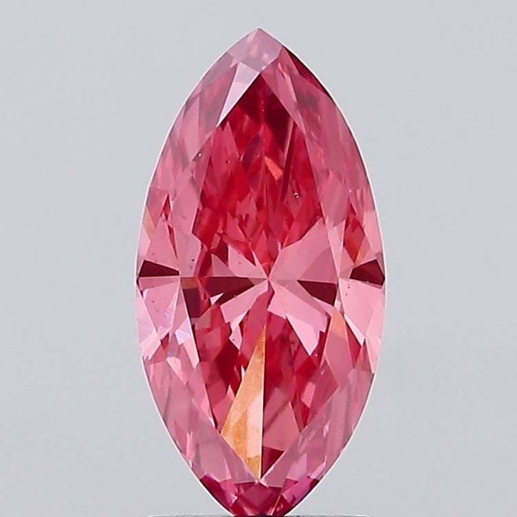 Loose Diamond - MARQUISE 2.19ct Fancy Vivid Pink VS2: Loose Diamond - MARQUISE 2.19ct Fancy Vivid Pink VS2 Source: This is a real non-mined Diamond that has been grown in a lab Shape: MARQUISE Carats: 2.19 Color: Fancy Vivid Pink Certification: IGI Video