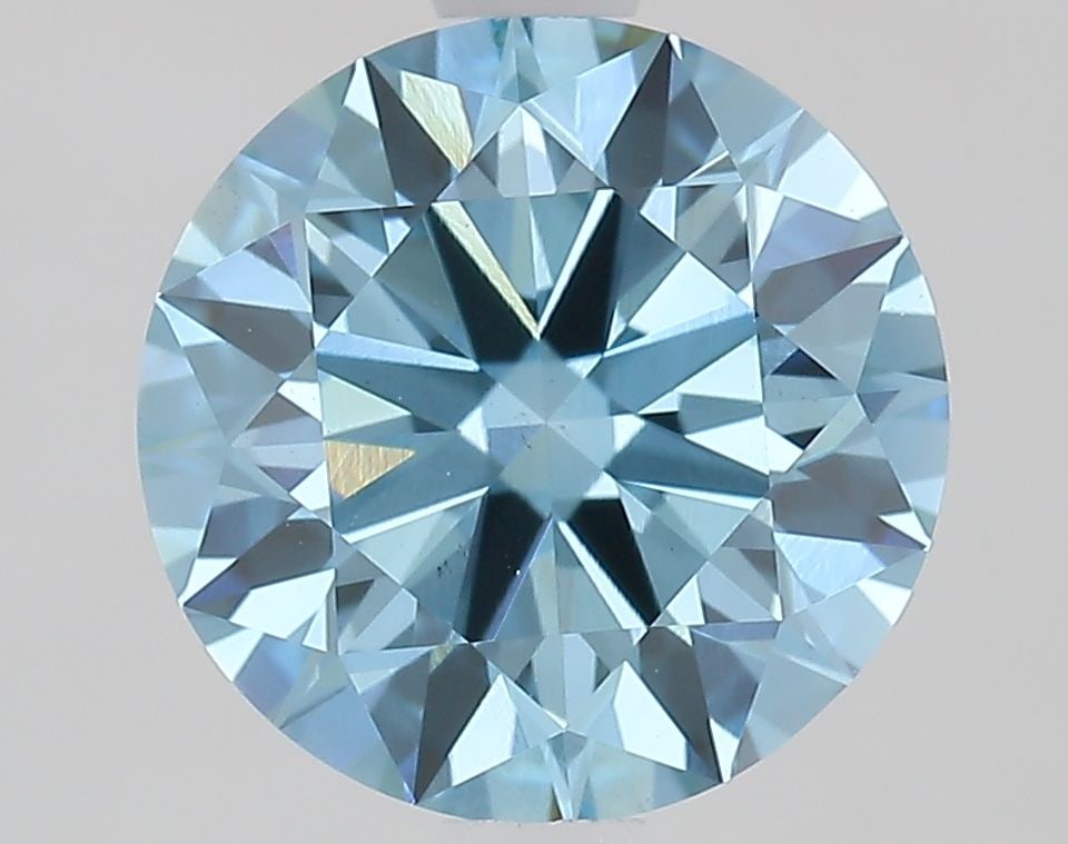 Ideal Loose Diamond - ROUND 1.96ct Fancy Vivid Blue VS1 (1 of 1)