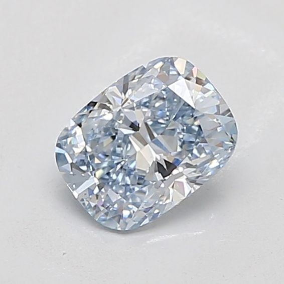 Loose Diamond - CUSHION MODIFIED 1.01ct Fancy Light Blue VS1: Loose Diamond - CUSHION MODIFIED 1.01ct Fancy Light Blue VS1 Source: This is a real non-mined Diamond that has been grown in a lab Shape: CUSHION MODIFIED Carats: 1.01 Color: Fancy Light Blue Certific