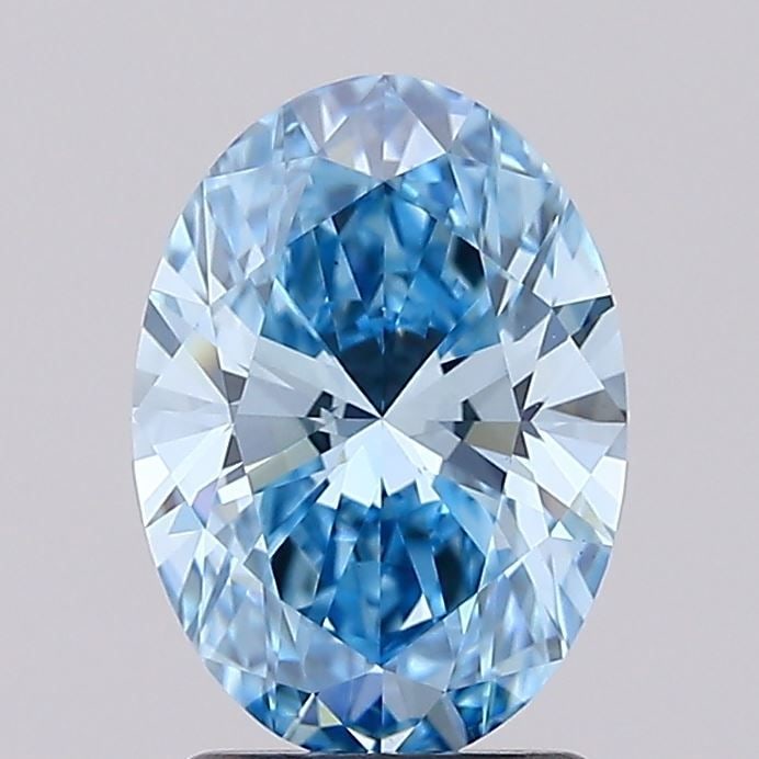 Loose Diamond - OVAL 2.03ct Fancy Vivid Blue VS1: Loose Diamond - OVAL 2.03ct Fancy Vivid Blue VS1 Source: This is a real non-mined Diamond that has been grown in a lab Shape: OVAL Carats: 2.03 Color: Fancy Vivid Blue Certification: IGI Video: