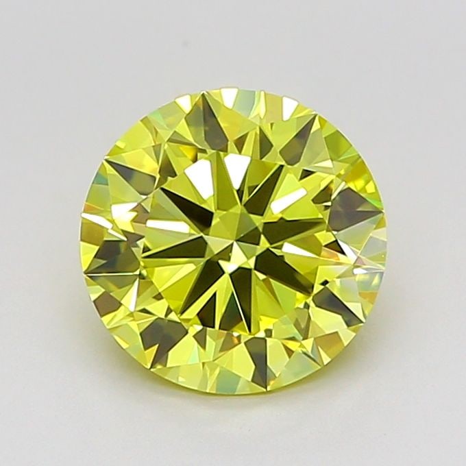 Ideal Loose Diamond - ROUND 2.04ct Fancy Intense Yellow VVS2 (1 of 1)