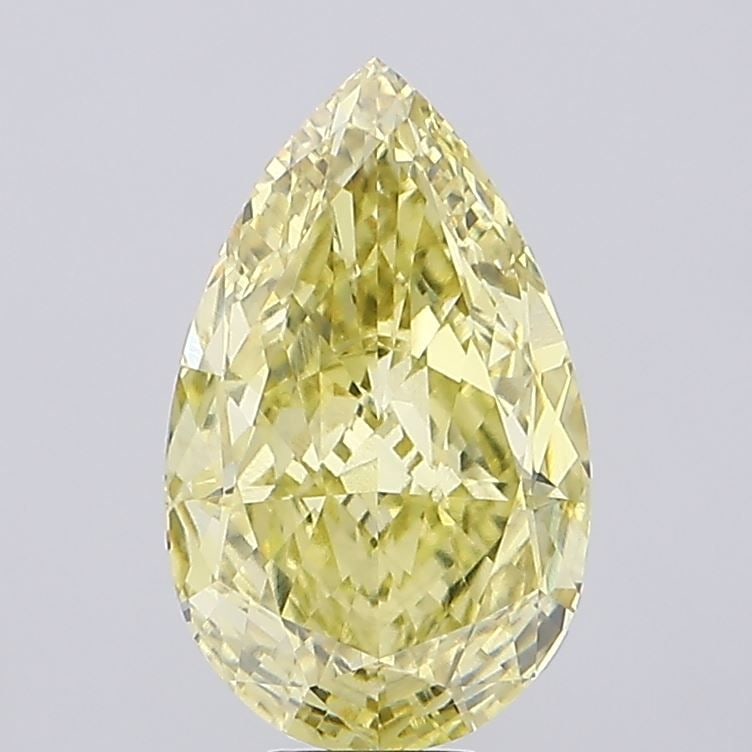 Loose Diamond - PEAR 10.07ct Fancy Intense Yellow VVS2: Loose Diamond - PEAR 10.07ct Fancy Intense Yellow VVS2 Source: This is a real non-mined Diamond that has been grown in a lab Shape: PEAR Carats: 10.07 Color: Fancy Intense Yellow Certification: IGI Th