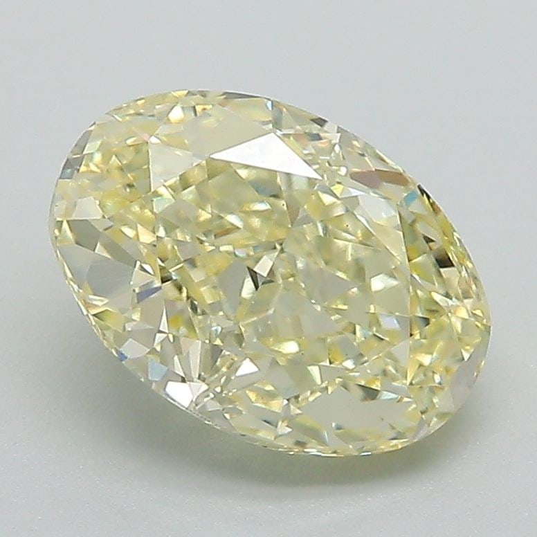 Loose Diamond - OVAL 2.12ct Fancy Yellow VS1: Loose Diamond - OVAL 2.12ct Fancy Yellow VS1 Source: This is a real non-mined Diamond that has been grown in a lab Shape: OVAL Carats: 2.12 Color: Fancy Yellow Certification: IGI Video: