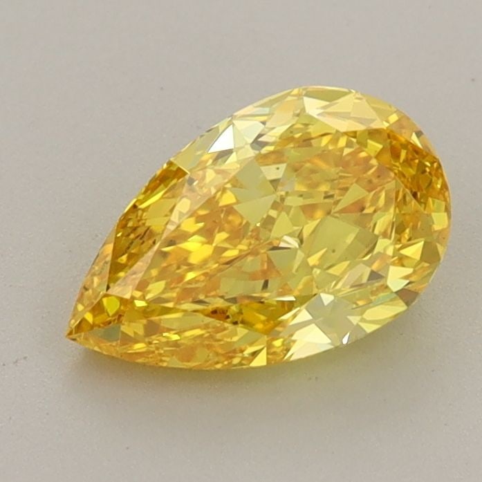 Loose Diamond - PEAR 1.12ct Fancy Vivid Yellow VS1: Loose Diamond - PEAR 1.12ct Fancy Vivid Yellow VS1 Source: This is a real non-mined Diamond that has been grown in a lab Shape: PEAR Carats: 1.12 Color: Fancy Vivid Yellow Certification: IGI The Diamo