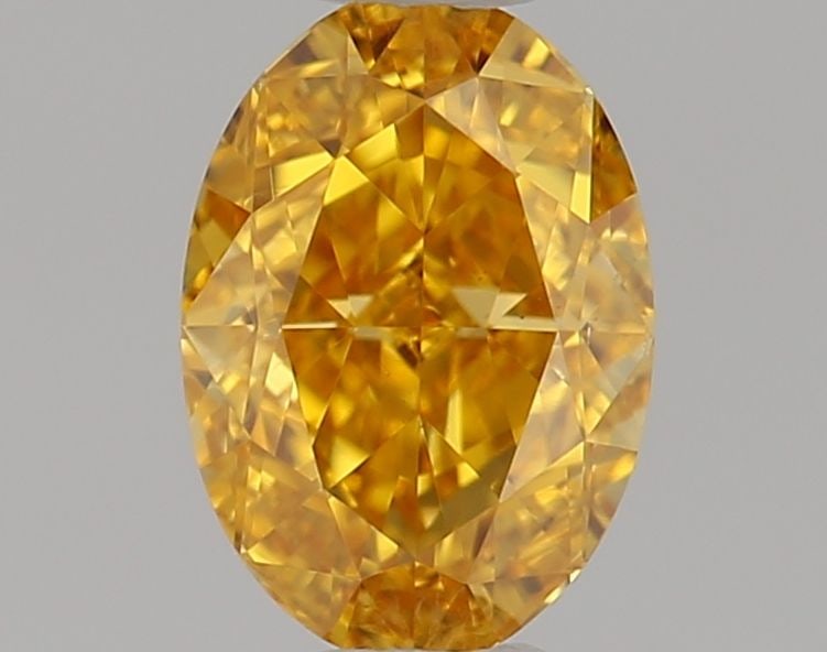 Loose Diamond - OVAL 0.3ct Fancy Vivid Orange Yellow VS2: Loose Diamond - OVAL 0.3ct Fancy Vivid Orange Yellow VS2 Source: Natural Shape: OVAL Carats: 0.3 Color: Fancy Vivid Orange Yellow Certification: GIA Video: