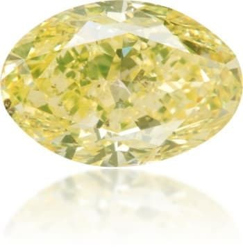 Loose Diamond - OVAL 2.14ct Fancy Intense Greenish Yellow I1: Loose Diamond - OVAL 2.14ct Fancy Intense Greenish Yellow I1 Source: Natural Shape: OVAL Carats: 2.14 Color: Fancy Intense Greenish Yellow Certification: NONE The Diamond Depot Guarantee: All items in