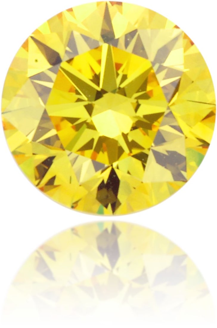 Loose Diamond - ROUND 0.51ct Fancy Vivid Yellow VVS1: Loose Diamond - ROUND 0.51ct Fancy Vivid Yellow VVS1 Source: Natural Shape: ROUND Carats: 0.51 Color: Fancy Vivid Yellow Certification: GIA Video: