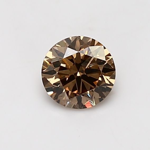 Loose Diamond - ROUND 0.62ct Fancy Dark Yellowish Brown VS2 (1 of 1)