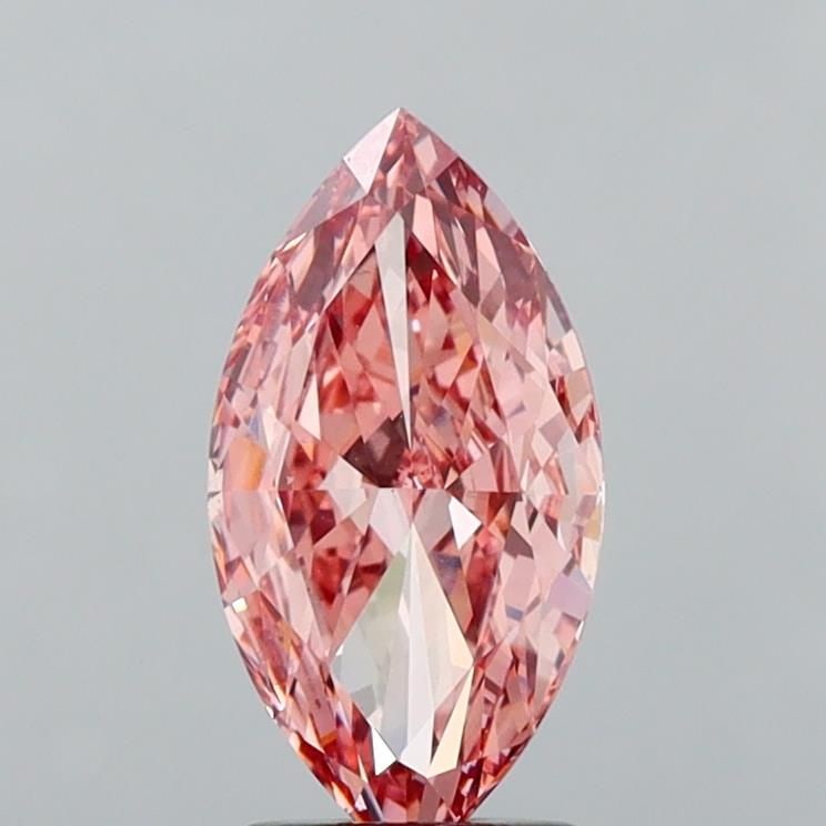 Loose Diamond - MARQUISE 3.25ct Fancy Vivid Brownish Pink VS1: Loose Diamond - MARQUISE 3.25ct Fancy Vivid Brownish Pink VS1 Source: This is a real non-mined Diamond that has been grown in a lab Shape: MARQUISE Carats: 3.25 Color: Fancy Vivid Brownish Pink Certif