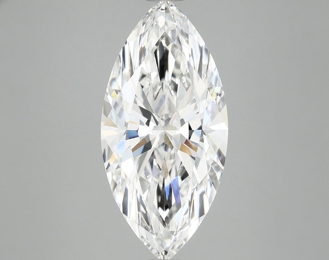 Loose Diamond - MARQUISE 2.52ct E VS2: Loose Diamond - MARQUISE 2.52ct E VS2 Source: This is a real non-mined Diamond that has been grown in a lab Shape: MARQUISE Carats: 2.52 Color: E Clarity: VS2 Certification: IGI The Diamond Depot Guar