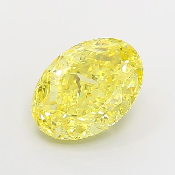 Loose Diamond - OVAL 4.11ct Fancy Vivid Yellow VS1: Loose Diamond - OVAL 4.11ct Fancy Vivid Yellow VS1 Source: This is a real non-mined Diamond that has been grown in a lab Shape: OVAL Carats: 4.11 Color: Fancy Vivid Yellow Certification: IGI Video: