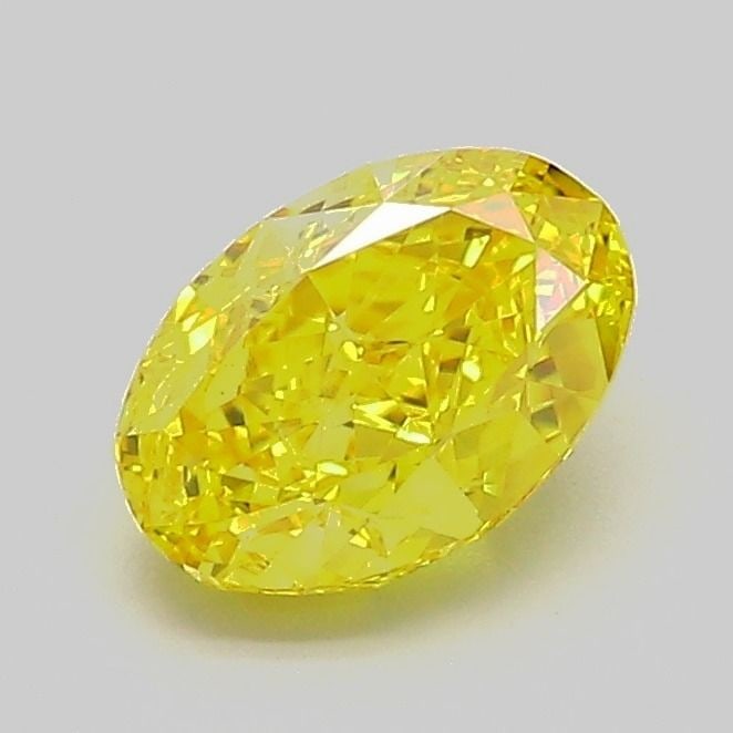 Loose Diamond - OVAL 1.0ct Fancy Vivid Yellow VS2: Loose Diamond - OVAL 1.0ct Fancy Vivid Yellow VS2 Source: This is a real non-mined Diamond that has been grown in a lab Shape: OVAL Carats: 1.0 Color: Fancy Vivid Yellow Certification: IGI Video: