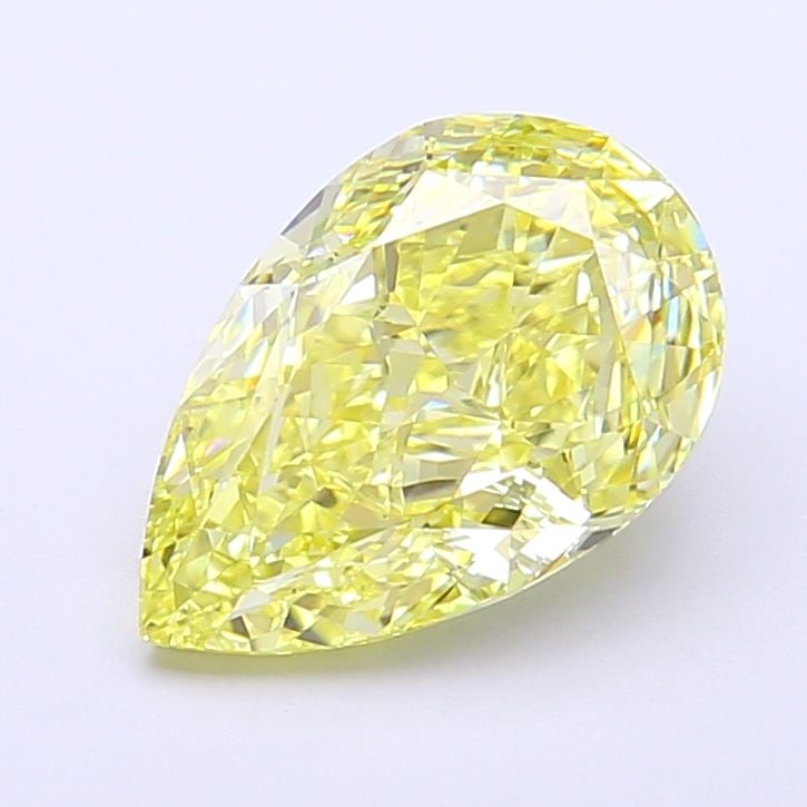 Loose Diamond - PEAR 2.53ct Fancy Intense Yellow VVS1: Loose Diamond - PEAR 2.53ct Fancy Intense Yellow VVS1 Source: This is a real non-mined Diamond that has been grown in a lab Shape: PEAR Carats: 2.53 Color: Fancy Intense Yellow Certification: IGI Vide