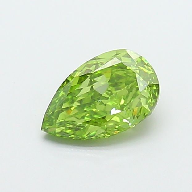Loose Diamond - PEAR 1.03ct Fancy Vivid Green VVS2: Loose Diamond - PEAR 1.03ct Fancy Vivid Green VVS2 Source: This is a real non-mined Diamond that has been grown in a lab Shape: PEAR Carats: 1.03 Color: Fancy Vivid Green Certification: IGI Video: