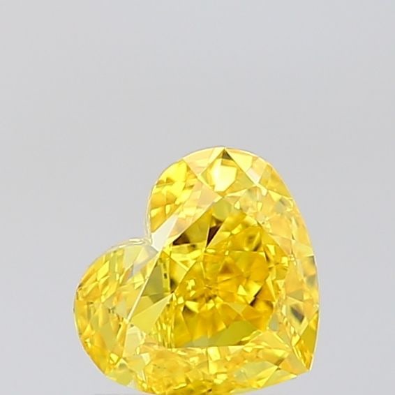 Loose Diamond - HEART 1.09ct Fancy Vivid Yellow VS1: Loose Diamond - HEART 1.09ct Fancy Vivid Yellow VS1 Source: This is a real non-mined Diamond that has been grown in a lab Shape: HEART Carats: 1.09 Color: Fancy Vivid Yellow Certification: IGI Video: