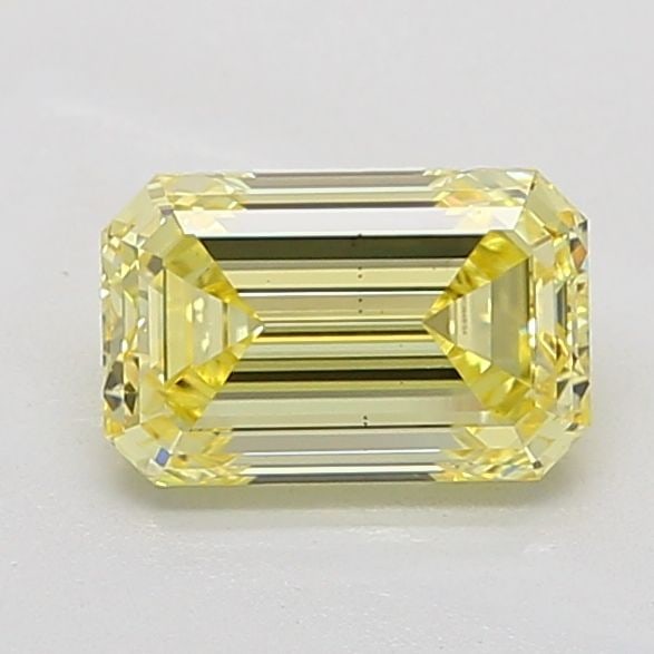 Loose Diamond - EMERALD 2.01ct Fancy Intense Yellow VS2: Loose Diamond - EMERALD 2.01ct Fancy Intense Yellow VS2 Source: This is a real non-mined Diamond that has been grown in a lab Shape: EMERALD Carats: 2.01 Color: Fancy Intense Yellow Certification: IGI