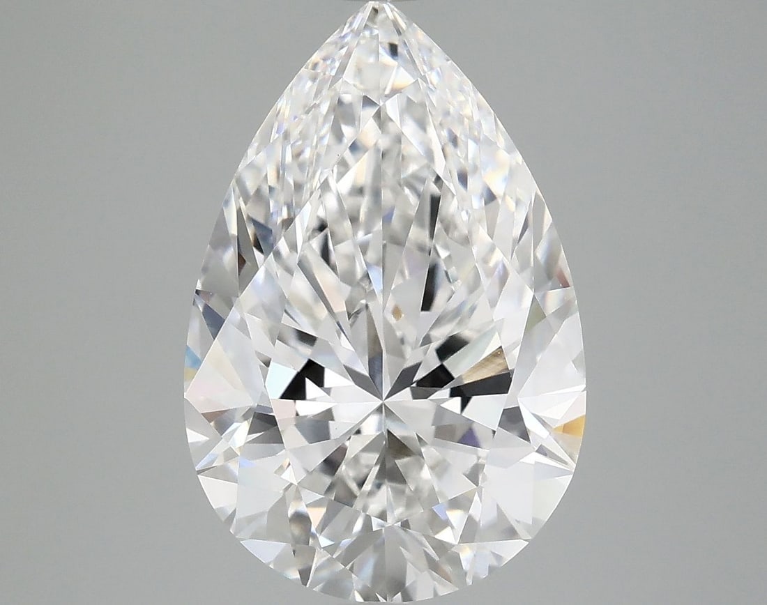 Loose Diamond - PEAR 5.1ct E VVS2: Loose Diamond - PEAR 5.1ct E VVS2 Source: This is a real non-mined Diamond that has been grown in a lab Shape: PEAR Carats: 5.1 Color: E Clarity: VVS2 Certification: IGI The Diamond Depot Guarantee: