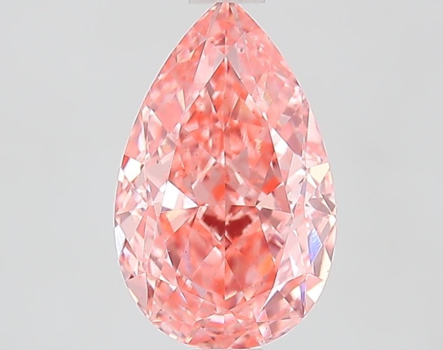 Loose Diamond - PEAR 2.0ct Fancy Vivid Pink VS2: Loose Diamond - PEAR 2.0ct Fancy Vivid Pink VS2 Source: This is a real non-mined Diamond that has been grown in a lab Shape: PEAR Carats: 2.0 Color: Fancy Vivid Pink Certification: IGI Video: Video