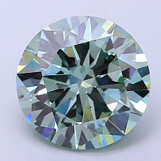 Loose Diamond - ROUND 1.86ct Fancy Vivid Green VS2: Loose Diamond - ROUND 1.86ct Fancy Vivid Green VS2 Source: This is a real non-mined Diamond that has been grown in a lab Shape: ROUND Carats: 1.86 Color: Fancy Vivid Green Certification: IGI Video:
