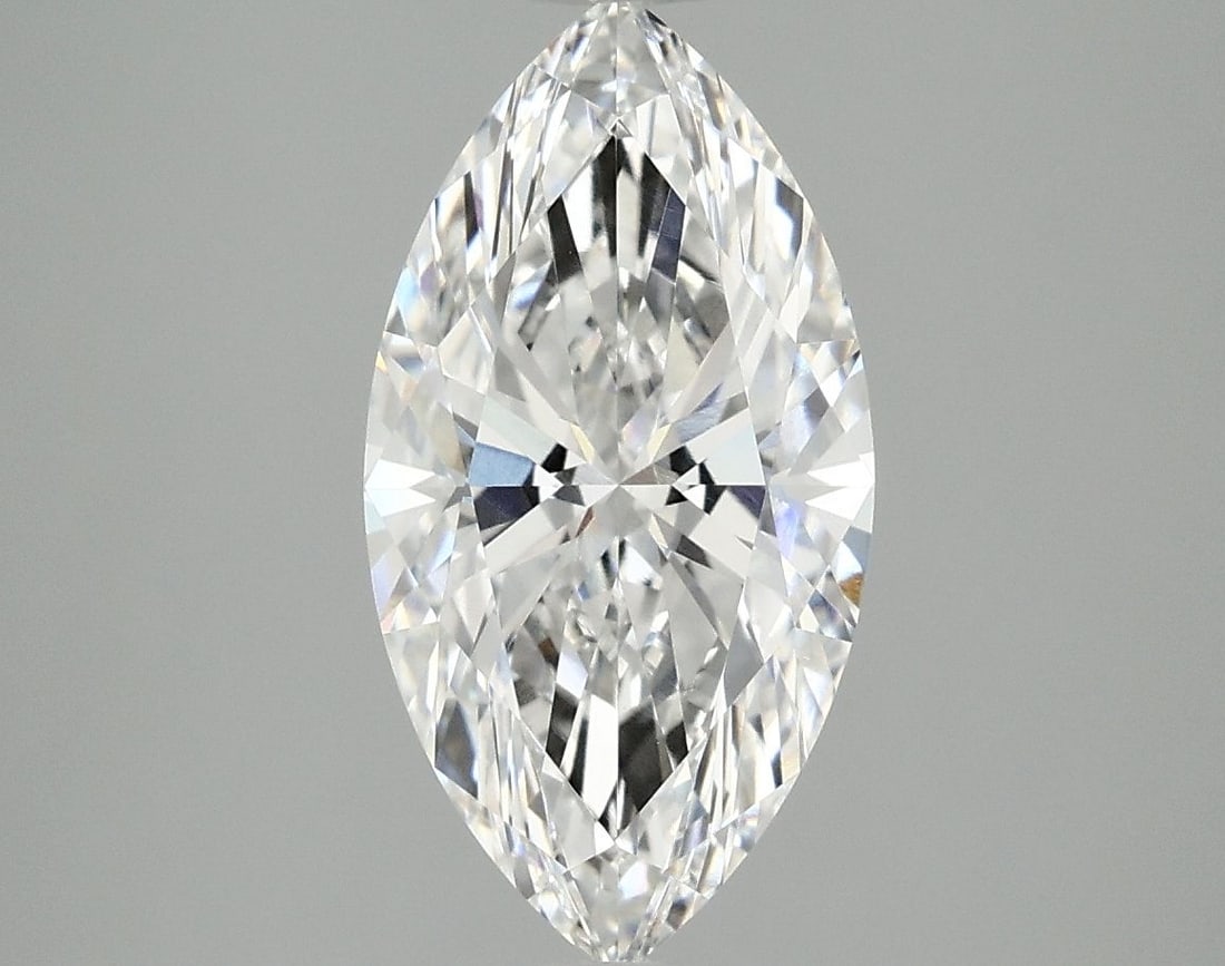 Loose Diamond - MARQUISE 2.56ct E VVS2: Loose Diamond - MARQUISE 2.56ct E VVS2 Source: This is a real non-mined Diamond that has been grown in a lab Shape: MARQUISE Carats: 2.56 Color: E Clarity: VVS2 Certification: IGI The Diamond Depot Gu