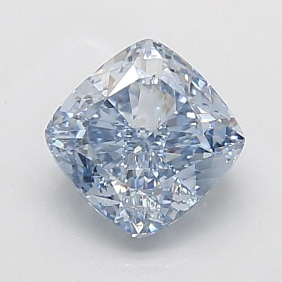 Loose Diamond - CUSHION MODIFIED 3.0ct Fancy Intense Blue VS1: Loose Diamond - CUSHION MODIFIED 3.0ct Fancy Intense Blue VS1 Source: This is a real non-mined Diamond that has been grown in a lab Shape: CUSHION MODIFIED Carats: 3.0 Color: Fancy Intense Blue Certif