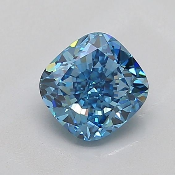 Loose Diamond - CUSHION MODIFIED 1.11ct Fancy Vivid Blue VS1: Loose Diamond - CUSHION MODIFIED 1.11ct Fancy Vivid Blue VS1 Source: This is a real non-mined Diamond that has been grown in a lab Shape: CUSHION MODIFIED Carats: 1.11 Color: Fancy Vivid Blue