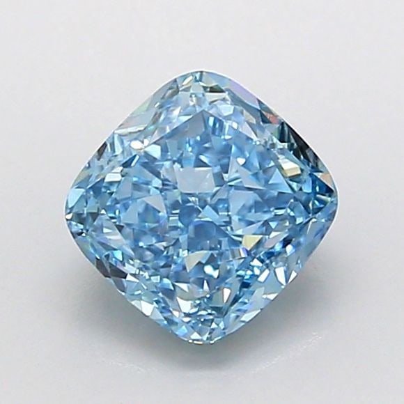 Loose Diamond - CUSHION MODIFIED 1.0ct Fancy Vivid Blue VS1: Loose Diamond - CUSHION MODIFIED 1.0ct Fancy Vivid Blue VS1 Source: This is a real non-mined Diamond that has been grown in a lab Shape: CUSHION MODIFIED Carats: 1.0 Color: Fancy Vivid Blue