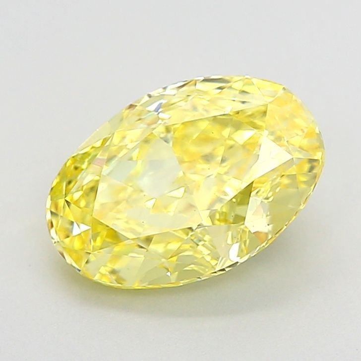Loose Diamond - OVAL 2.01ct Fancy Intense Yellow VS2: Loose Diamond - OVAL 2.01ct Fancy Intense Yellow VS2 Source: This is a real non-mined Diamond that has been grown in a lab Shape: OVAL Carats: 2.01 Color: Fancy Intense Yellow Certification: IGI Video