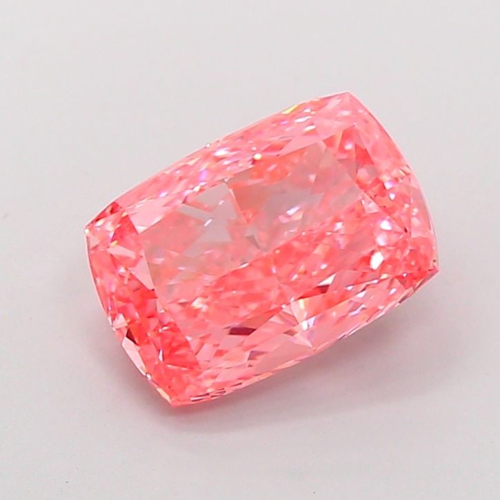 Loose Diamond - CUSHION MODIFIED 3.09ct Fancy Vivid Pink VVS2: Loose Diamond - CUSHION MODIFIED 3.09ct Fancy Vivid Pink VVS2 Source: This is a real non-mined Diamond that has been grown in a lab Shape: CUSHION MODIFIED Carats: 3.09 Color: Fancy Vivid Pink Certifi